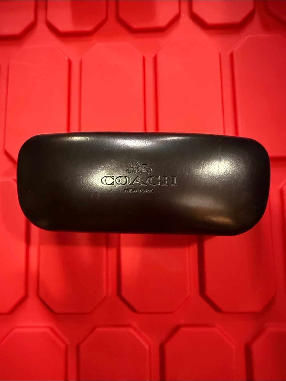 Coach Black Hard Shell Eyewear Case